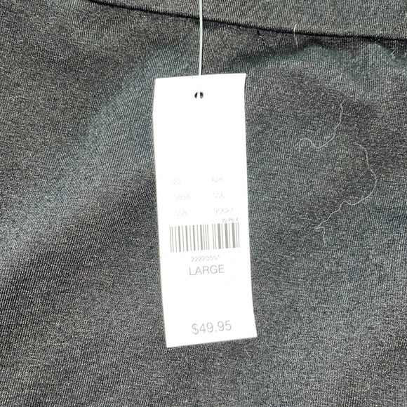 New York & Co Black Leggings w/ peek a boo tie along legs. Large new w/ tags. - Picture 3 of 5